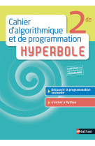 Hyperbole 2de -cahier algorithmique - 2018