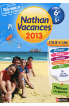 Cahier de vacances 2013 tout en un de la 6e vers la 5e