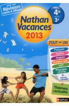 Cahier de vacances 2013 tout en un 4e/3e