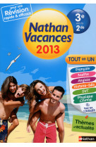 Cahier de vacances 2013 tout en un de la 3e vers la 2de