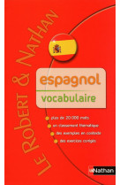 Vocabulaire de l'espagnol contemporain - robert & nathan