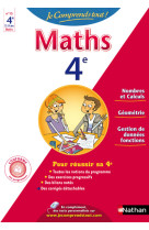 Je comprends tout mathematiques 4e