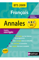 Annal 09 bts suj cor francais