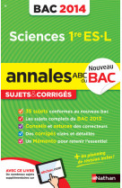 Annales bac 2014 sciences 1ere es-l cor n16