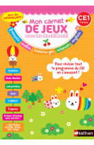 Mon carnet de jeux moshi-moshi ce1