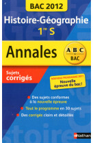 Annales bac 2012 histoire/geo