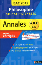 Annales bac 2012 philo stg sti