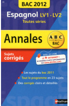 Annales bac 2012 espagnol cor