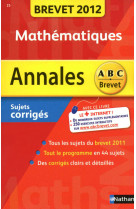 Annales brevet 2012 maths cor