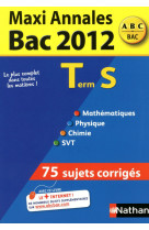 Maxi annales bac 2012 term s