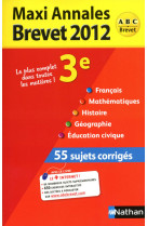 Maxi annales brevet 2012