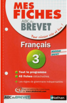 Mes fiches abc du brevet français 3e