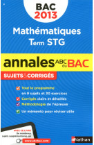 Annales bac 2013 maths stg corriges n21