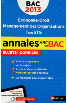 Annales bac 2013 economie droit stg corriges n23