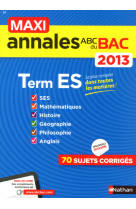 Maxi annales bac 2013 term es n30