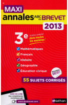 Maxi annales brevet 2013