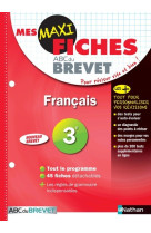 Mes maxi fiches français 3ème