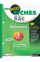 Mes maxi fiches abc sciences 1ère es-l