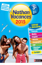 Cahier de vacances 2015 tout en un 3e/2de