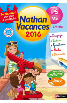 Cahier de vacances 2016 maternelle ps vers ms 3/4 ans