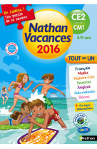 Cahier de vacances 2016 primaire ce2 vers cm1 8/9 ans