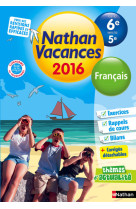 Cahier de vacances 2016 collège monomatière français 6è/5è