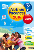 Cahier de vacances 2016 collège monomatière maths 6è/5è