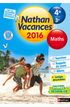 Cahier de vacances 2016 collège monomatière maths 4è/3è