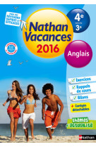 Cahier de vacances 2016 collège monomatière anglais 4è/3è