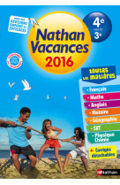 Cahier de vacances 2016 collège tout en un 4ème/3ème