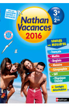 Cahier de vacances 2016 collège tout en un 3ème/2de