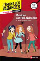 Enigme des vacances : panique à la pop academy cm2/6e