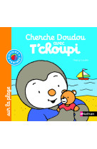 Cherche doudou avec t'choupi sur la plage