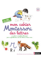 Mon cahier montessori des lettres