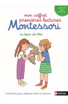 Le lapin de mia - mon coffret premières lectures montessori