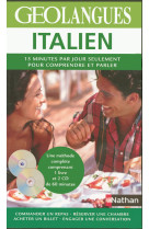 Pack italien géolangues livre + cd audio