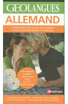 Pack allemand géolangues livre + cd audio