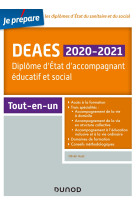 Deaes 2020-2021 - diplôme d'etat d'accompagnant éducatif et social  - tout-en-un