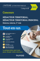 Concours rédacteur territorial - 2021 - externe, interne et 3e voie - tout en un