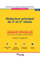 Rédacteur principal de 2e et 1re classe 2022