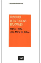 Observer les situations éducatives