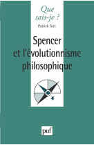 Spencer et l'évolutionnisme philosophique