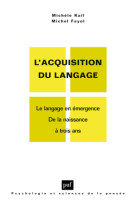 L'acquisition du langage. volume i