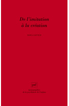 De l'imitation à la création