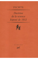 Doctrine de la science