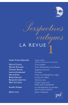 Perspectives critiques : la revue 1