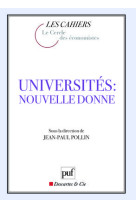 Universités : nouvelle donne