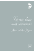 Cioran dans mes souvenirs