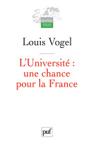 L'université, une chance pour la france