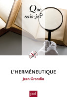 L'hermeneutique (3ed) qsj 3758